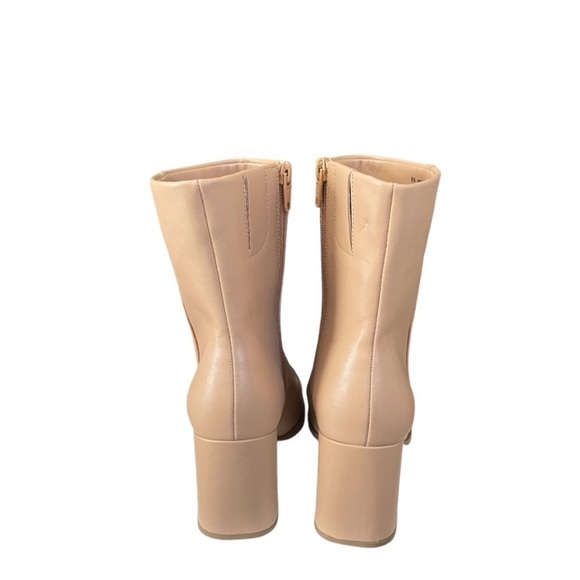A New Day Janelle Dress Boots Women's Size 11 Tan Side Zip Booties NWT - Picture 4 of 6